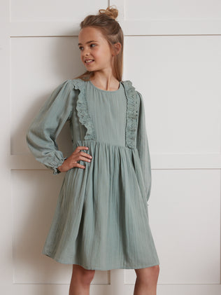 Robe Fille gaze de coton