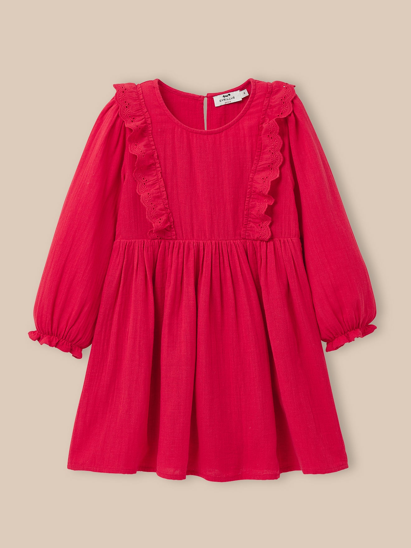 Girl's cotton gauze dress