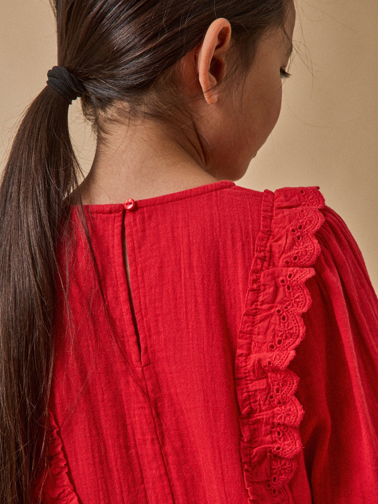 Girl's cotton gauze dress