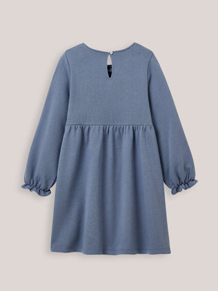 Girl's organic cotton fleece dress