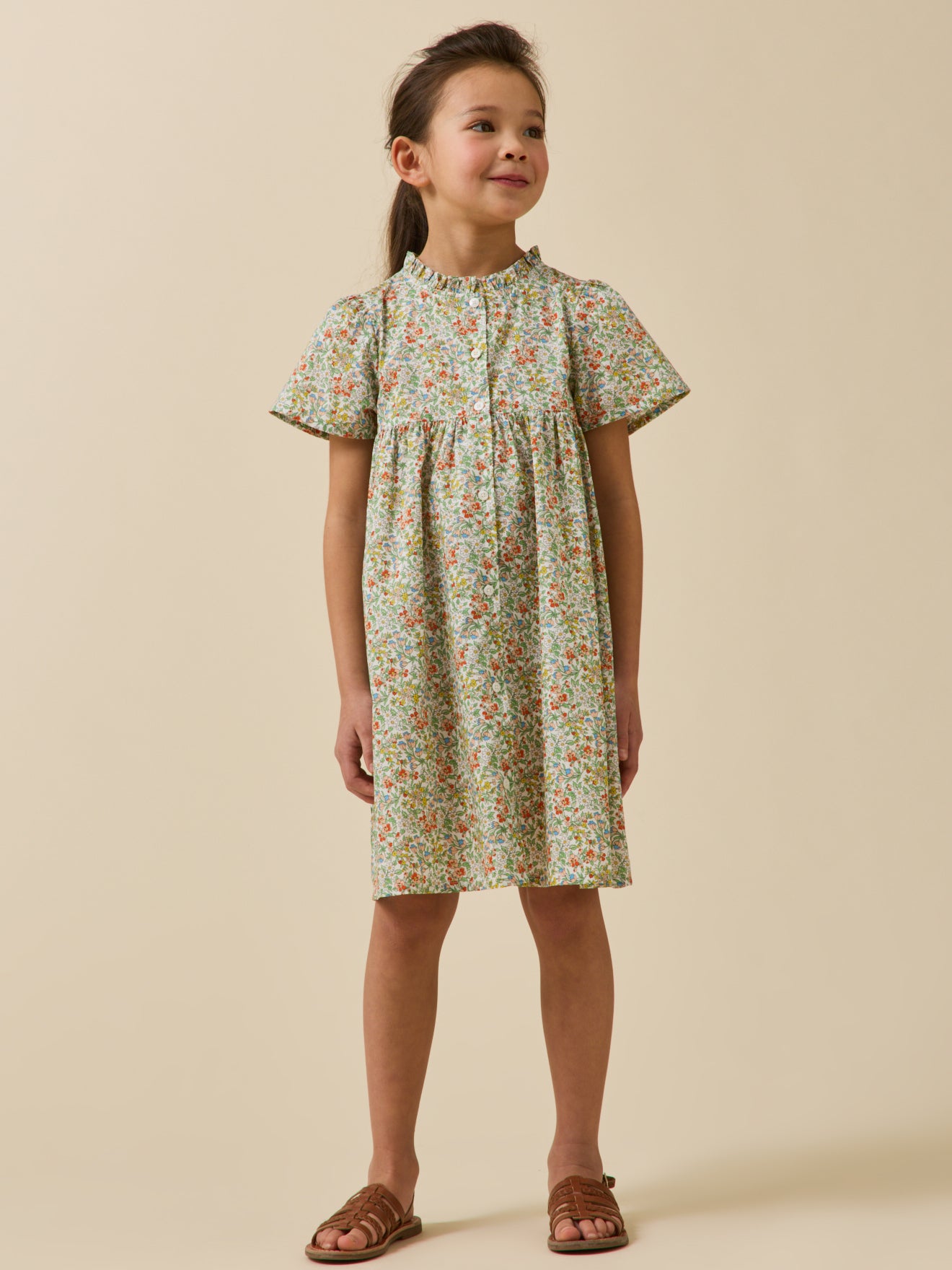 Robe en tissu Liberty Fille
