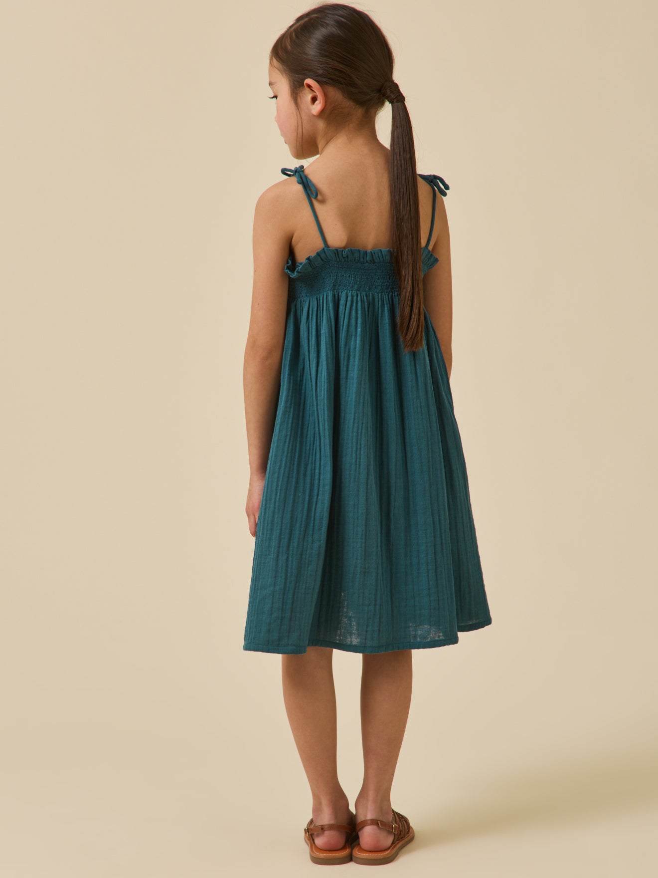 Robe en gaze de coton Fille