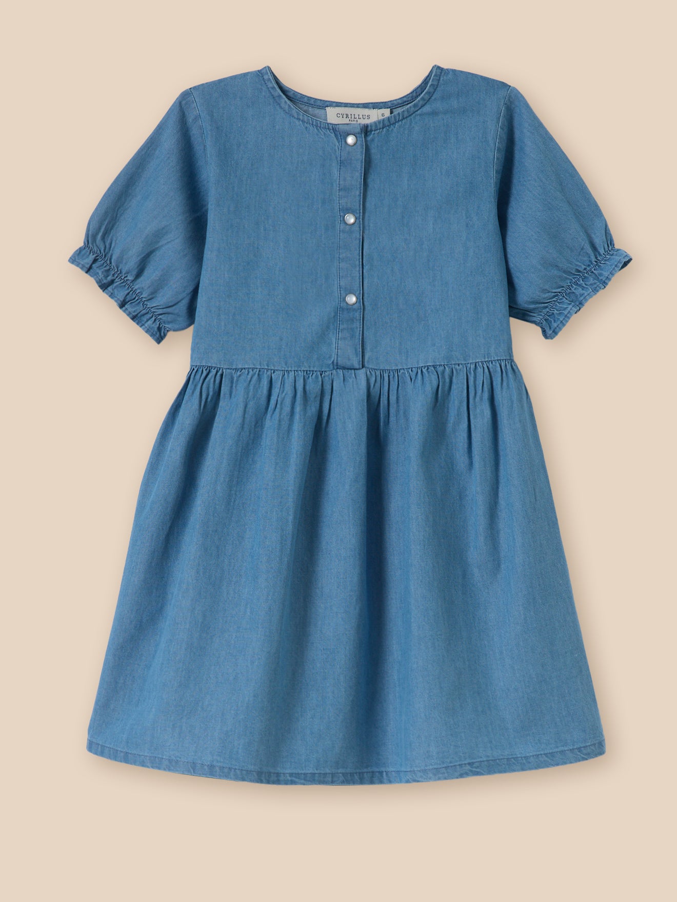 Girl's lightweight denim dress - Cyrillus COM