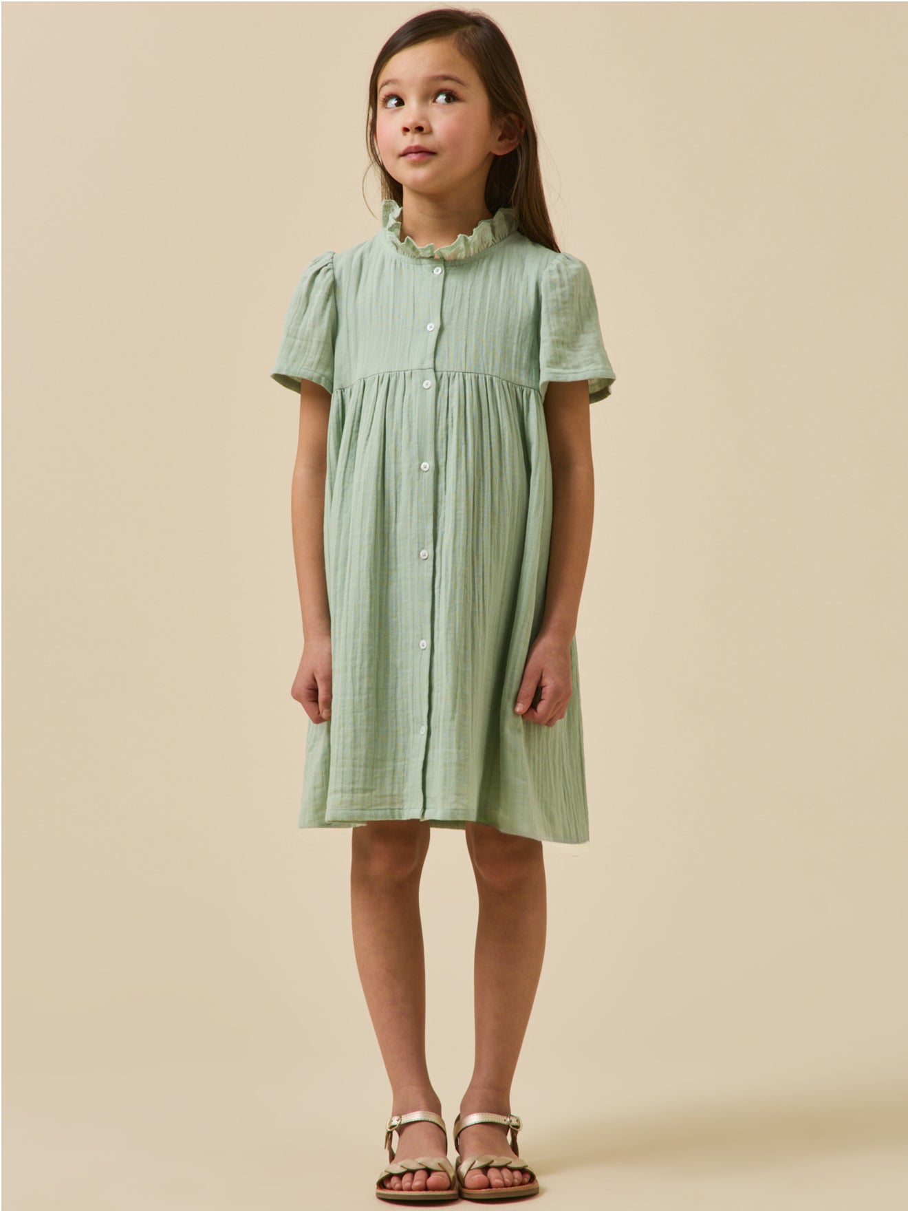 Girl's cheesecloth dress