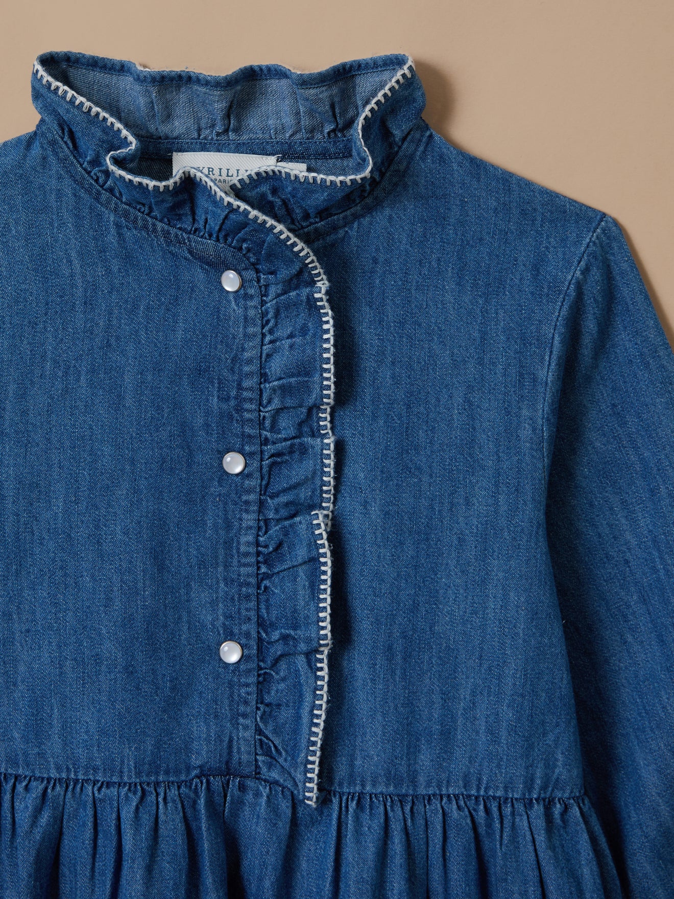 Robe en denim Fille