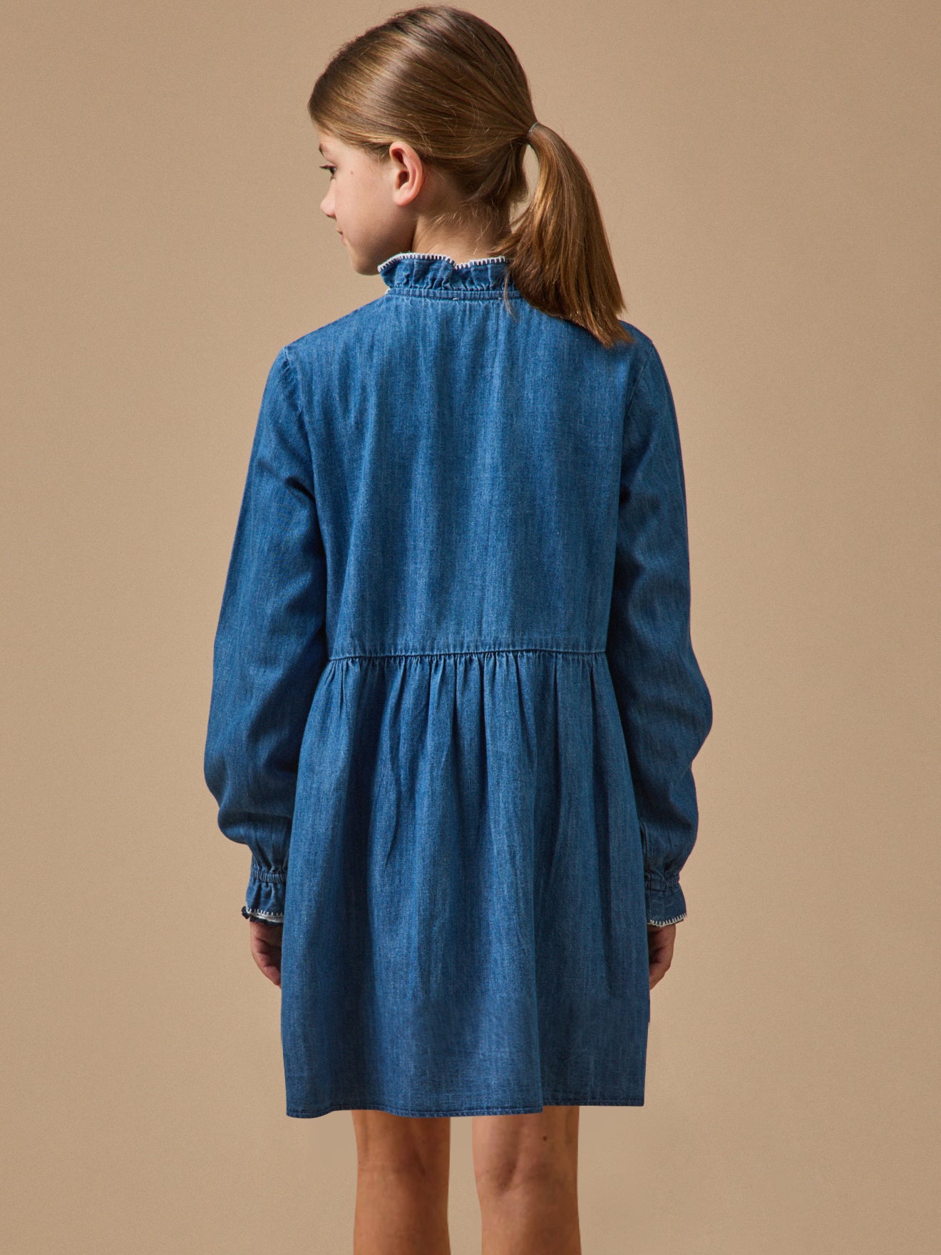 Robe en denim Fille
