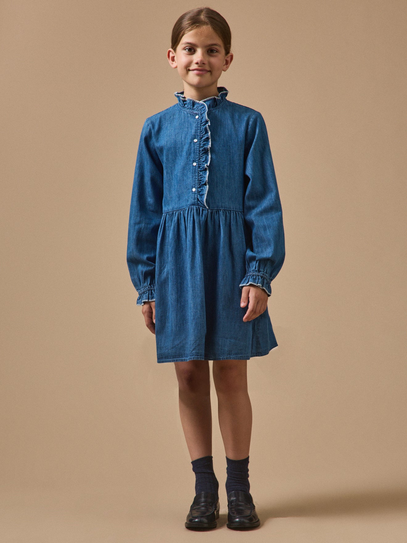 Robe en denim Fille