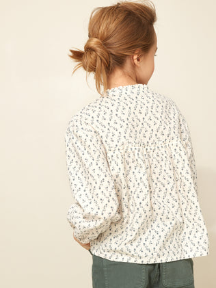 Girl's Maggie print blouse