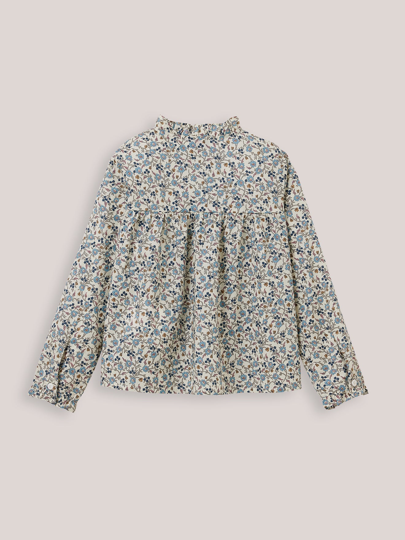 Cyrillus Paris Gray Floral Blouse 16A/L outlets