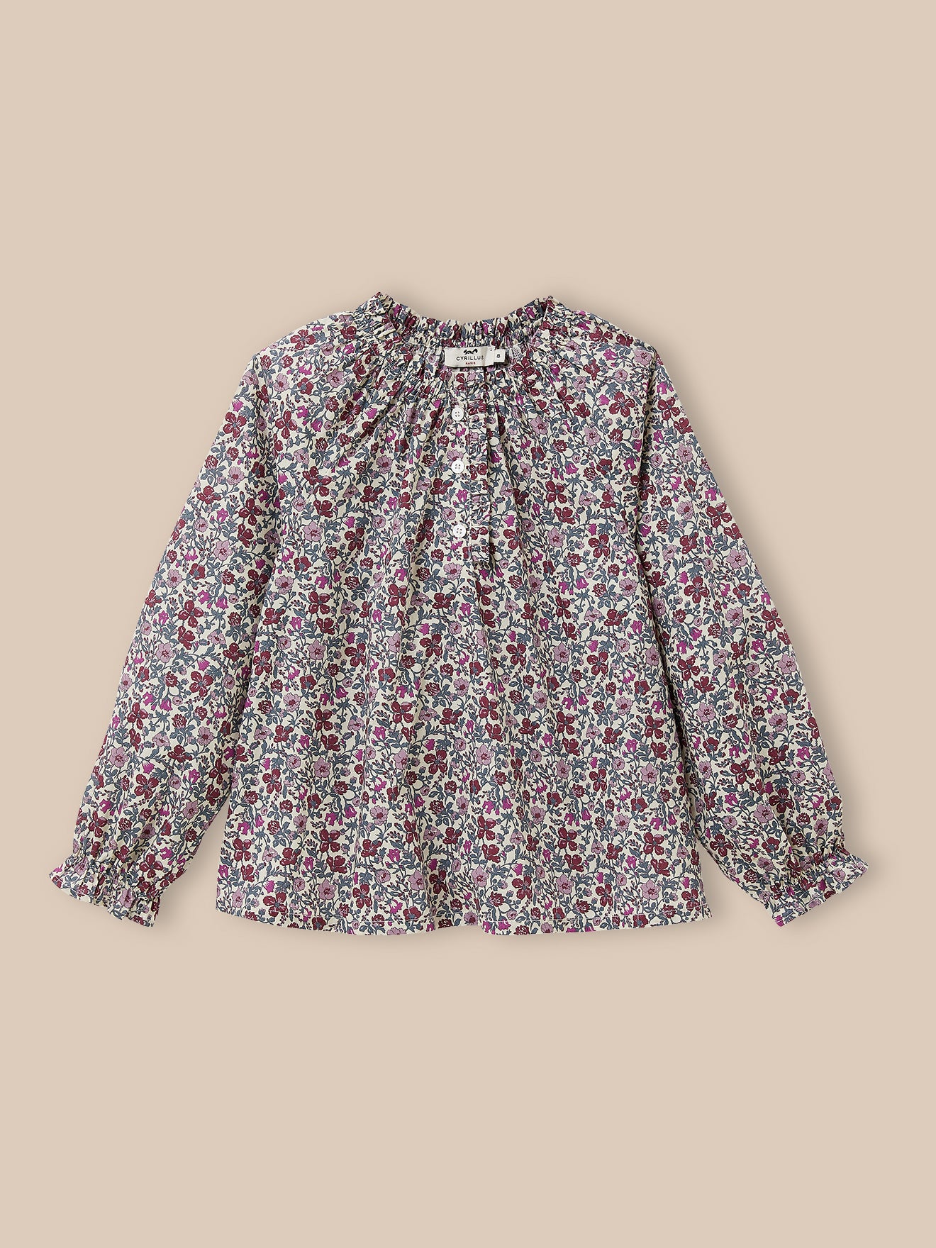 Blouse en tissu Liberty Meadow Fille