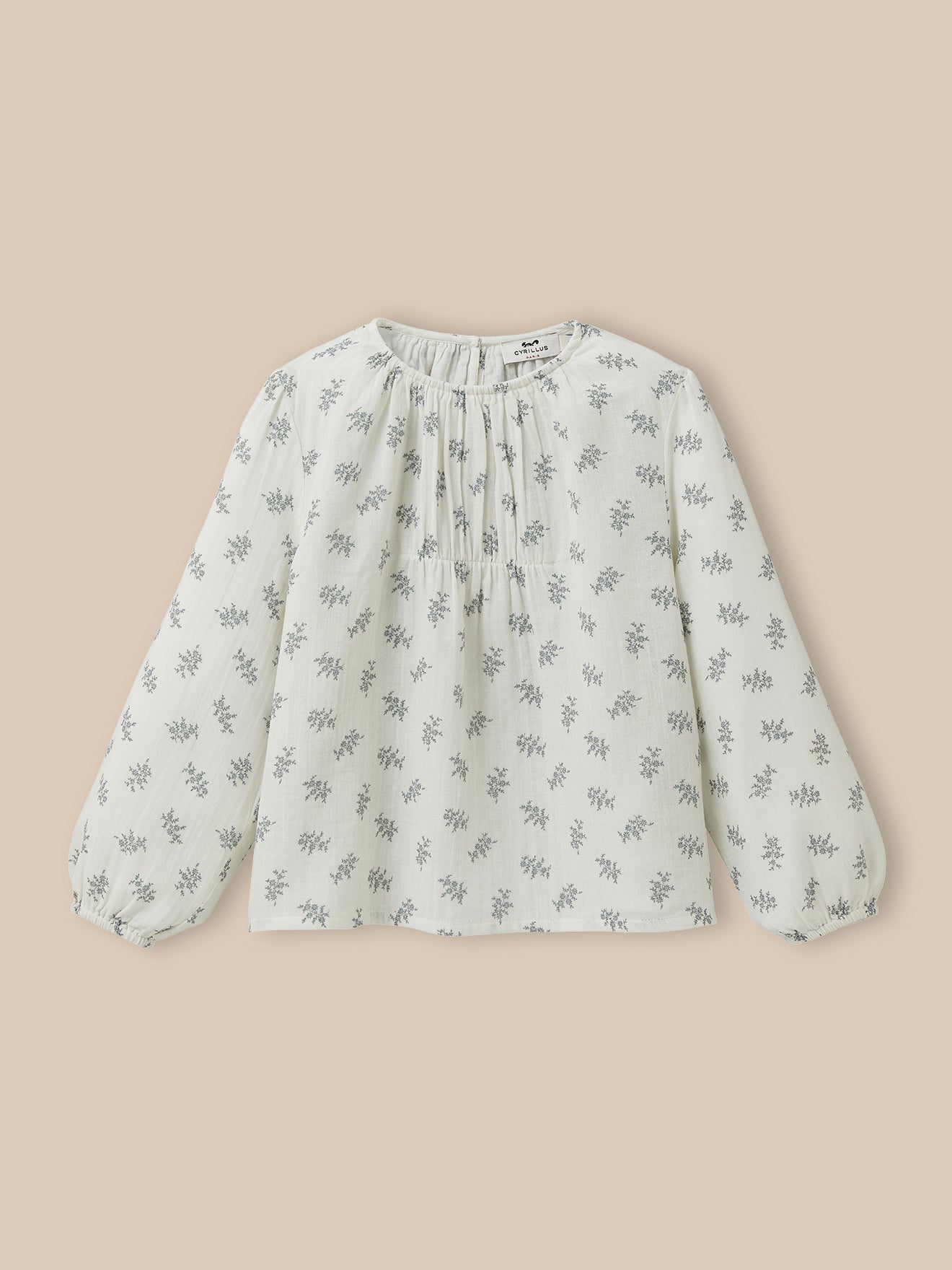Blouse en gaze Fille imprimé Suzanne