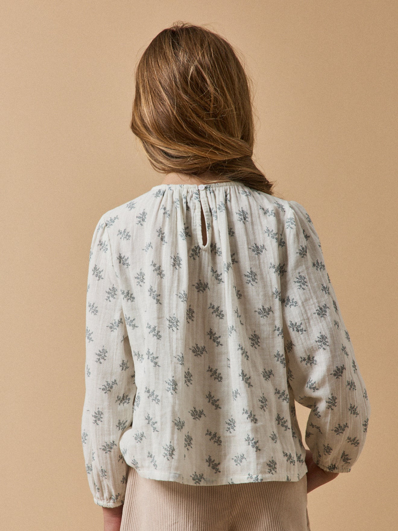 Blouse en gaze Fille imprimé Suzanne