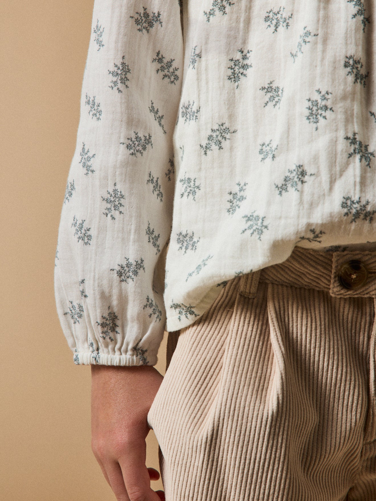 Blouse en gaze Fille imprimé Suzanne