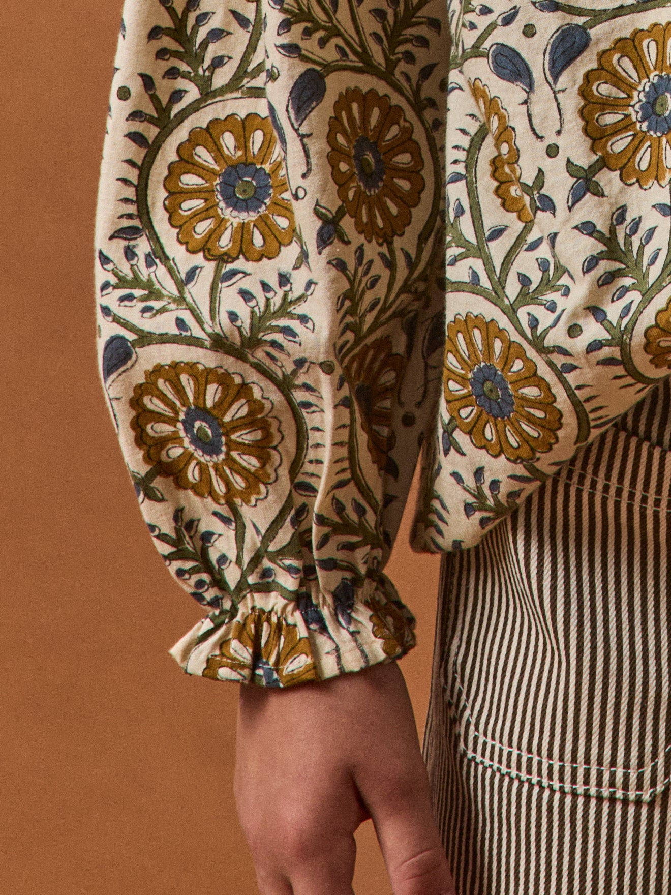 Girl's TILDAM floral blouse - Cyrillus x Apaches Collections