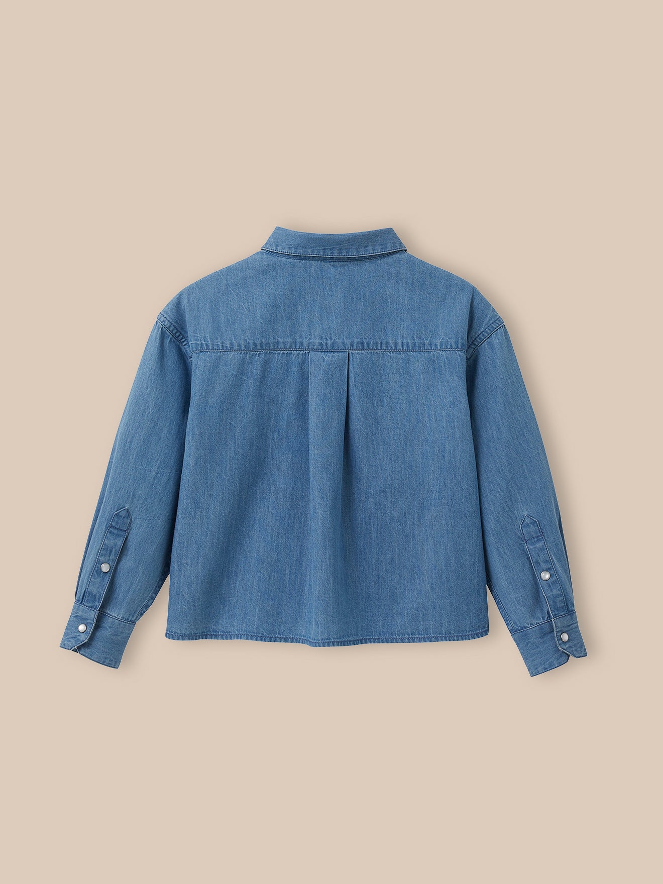Girl's lightweight denim shirt