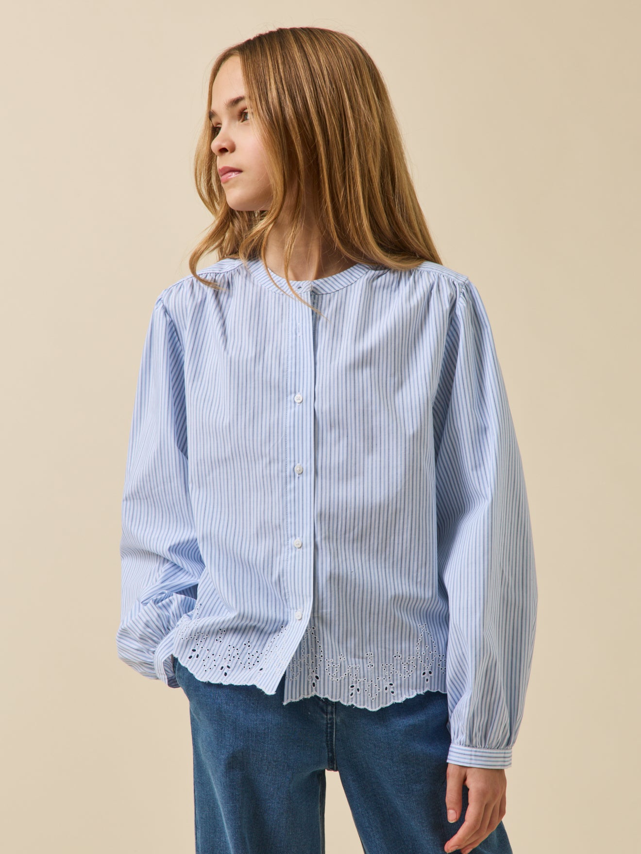 Girl's striped shirt - The Junior Collection