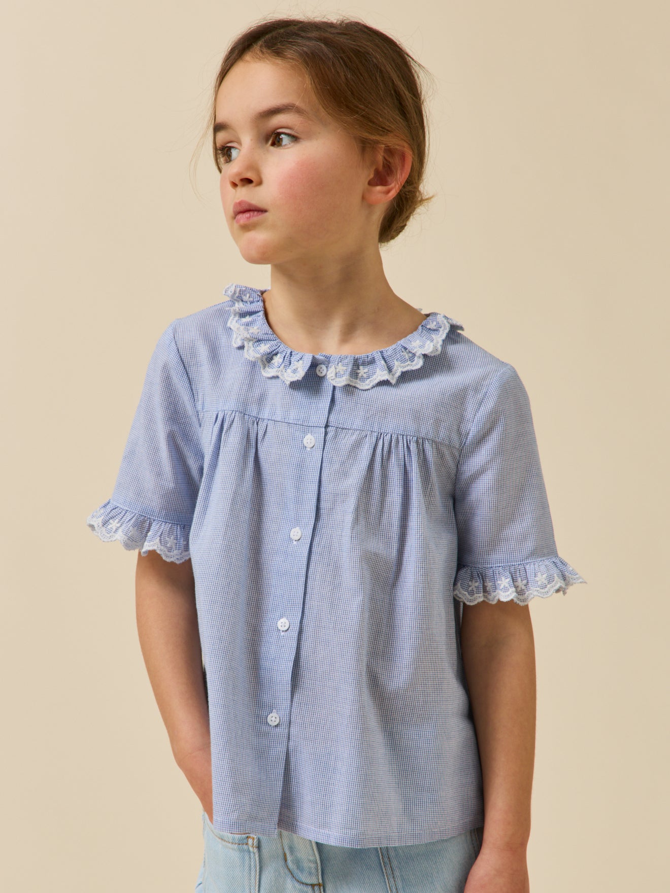Girl's embroidered shirt