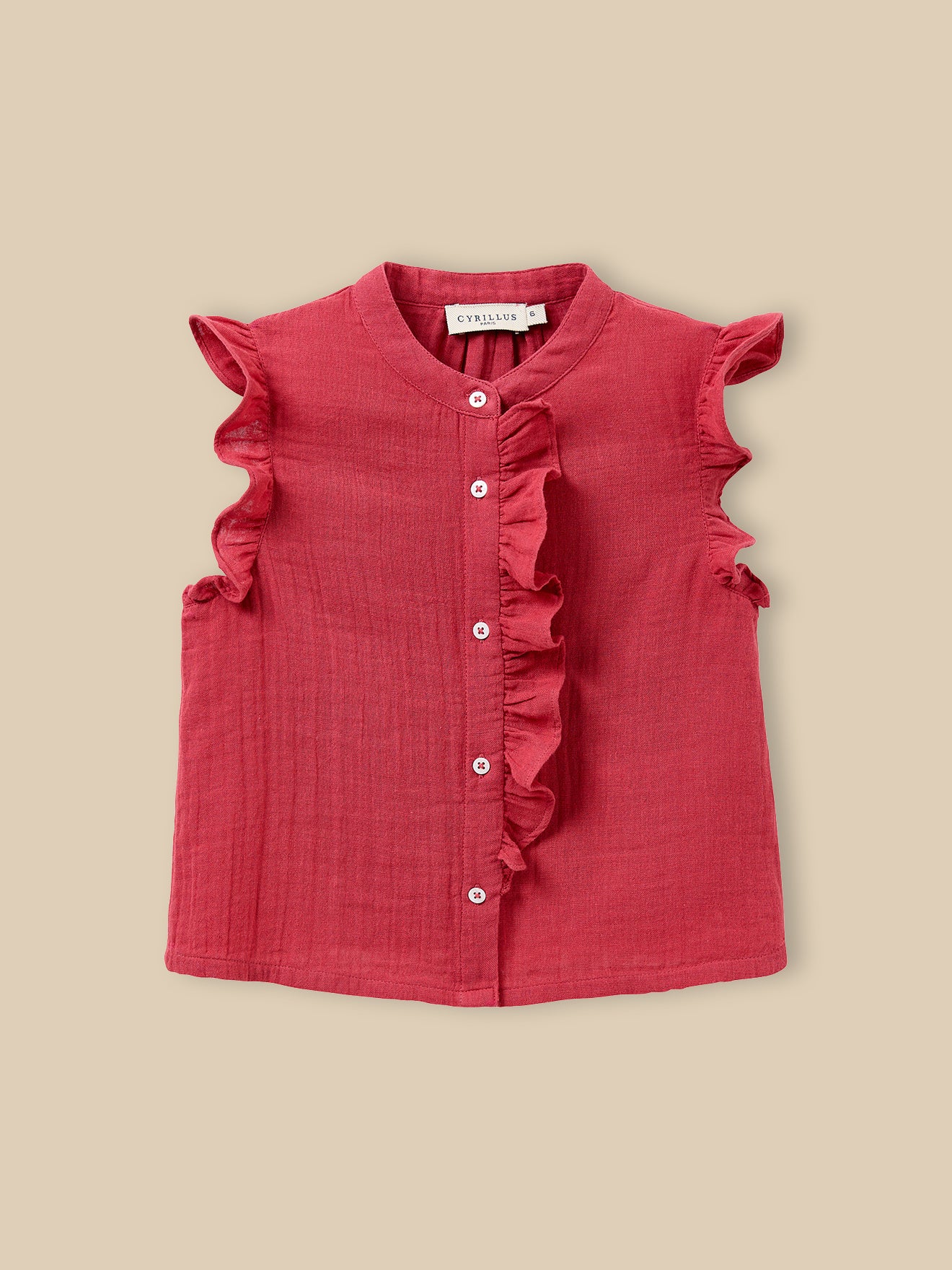 Blouse volantée - Coton Biologique