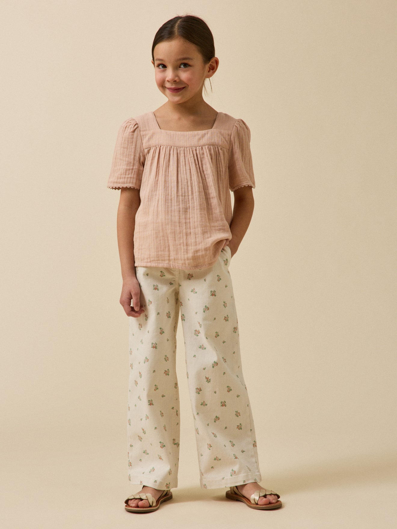 Chemise en gaze Fille - Coton biologique