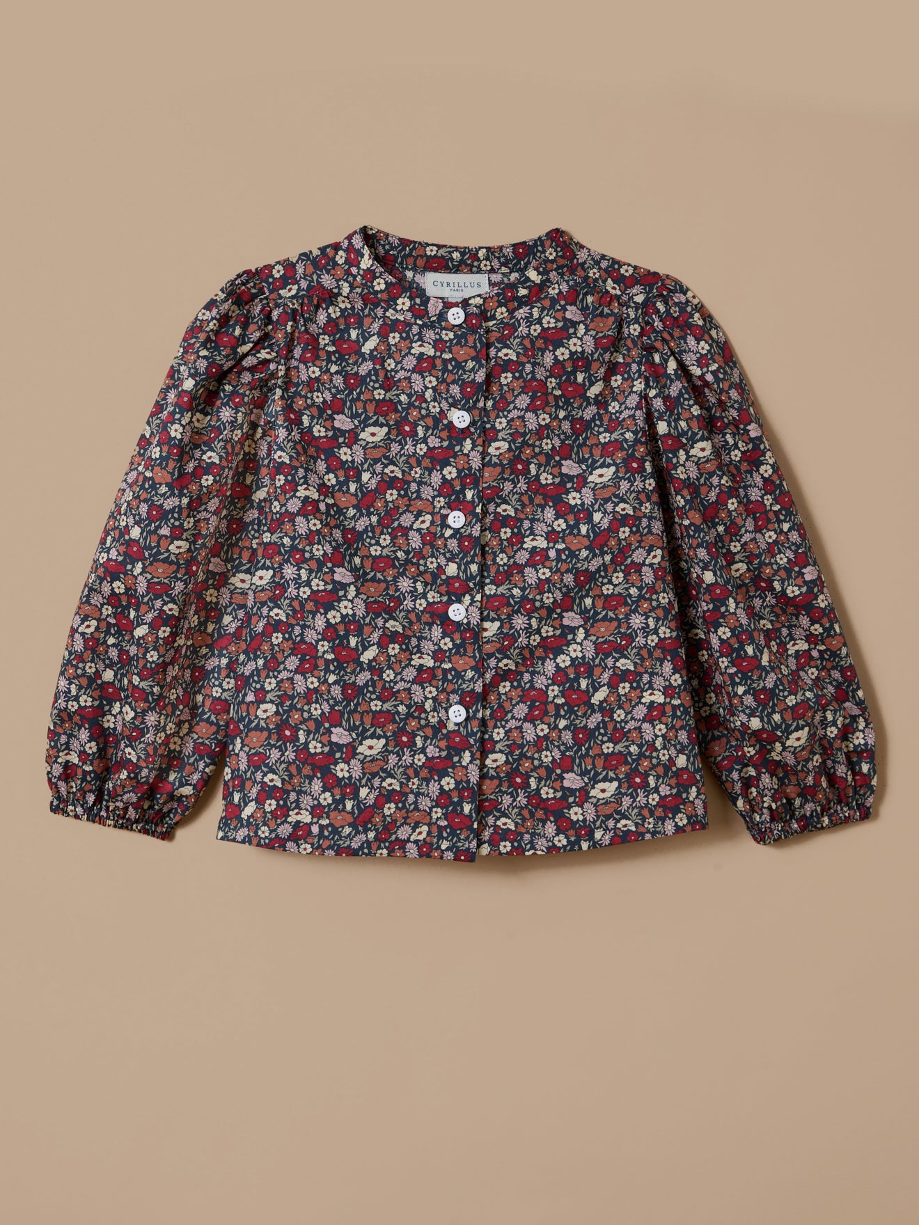 Girl's shirt made with Liberty fabric
