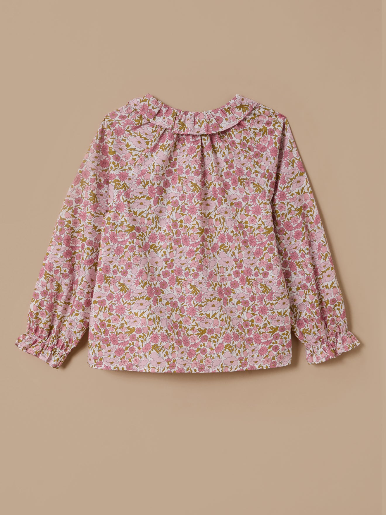 Girl's shirt made with Liberty fabric