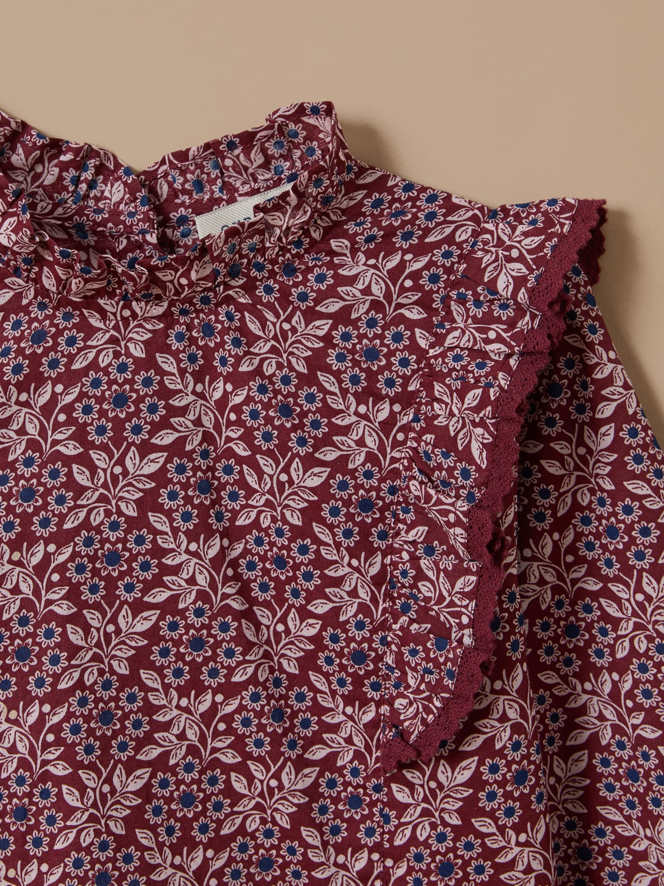 Girl's Ophelia-print blouse