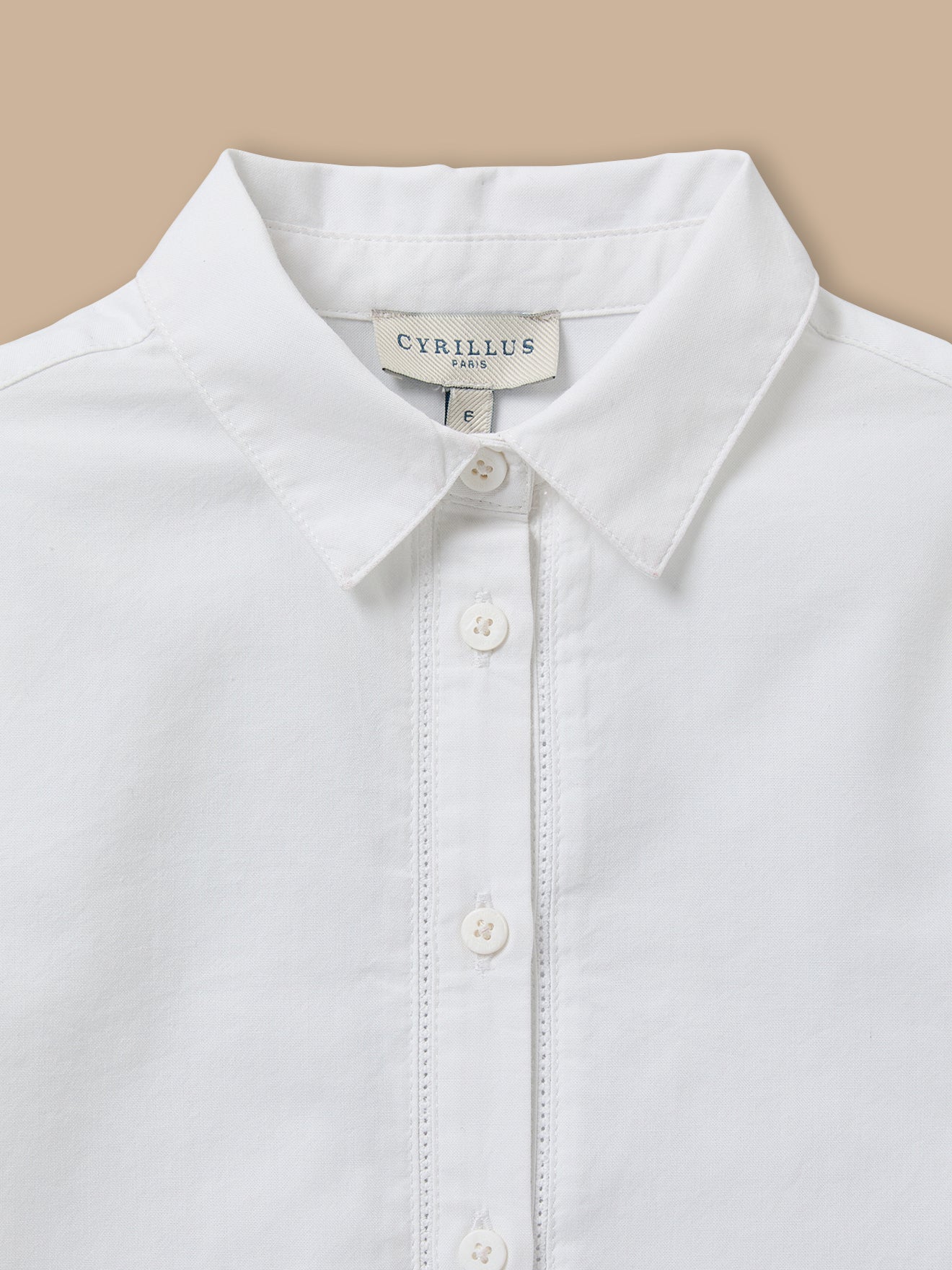 Girl's cotton poplin shirt