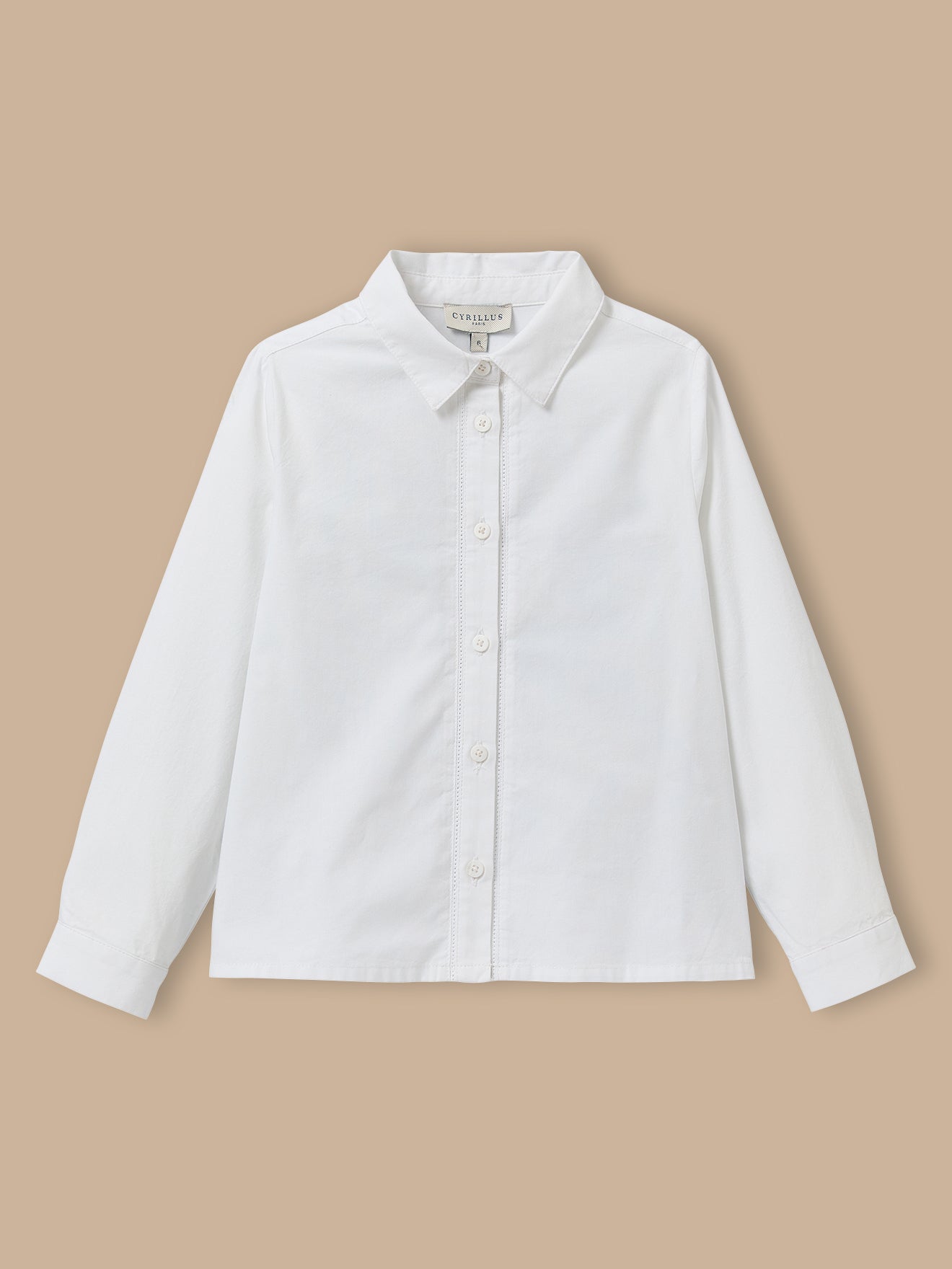Girl's cotton poplin shirt