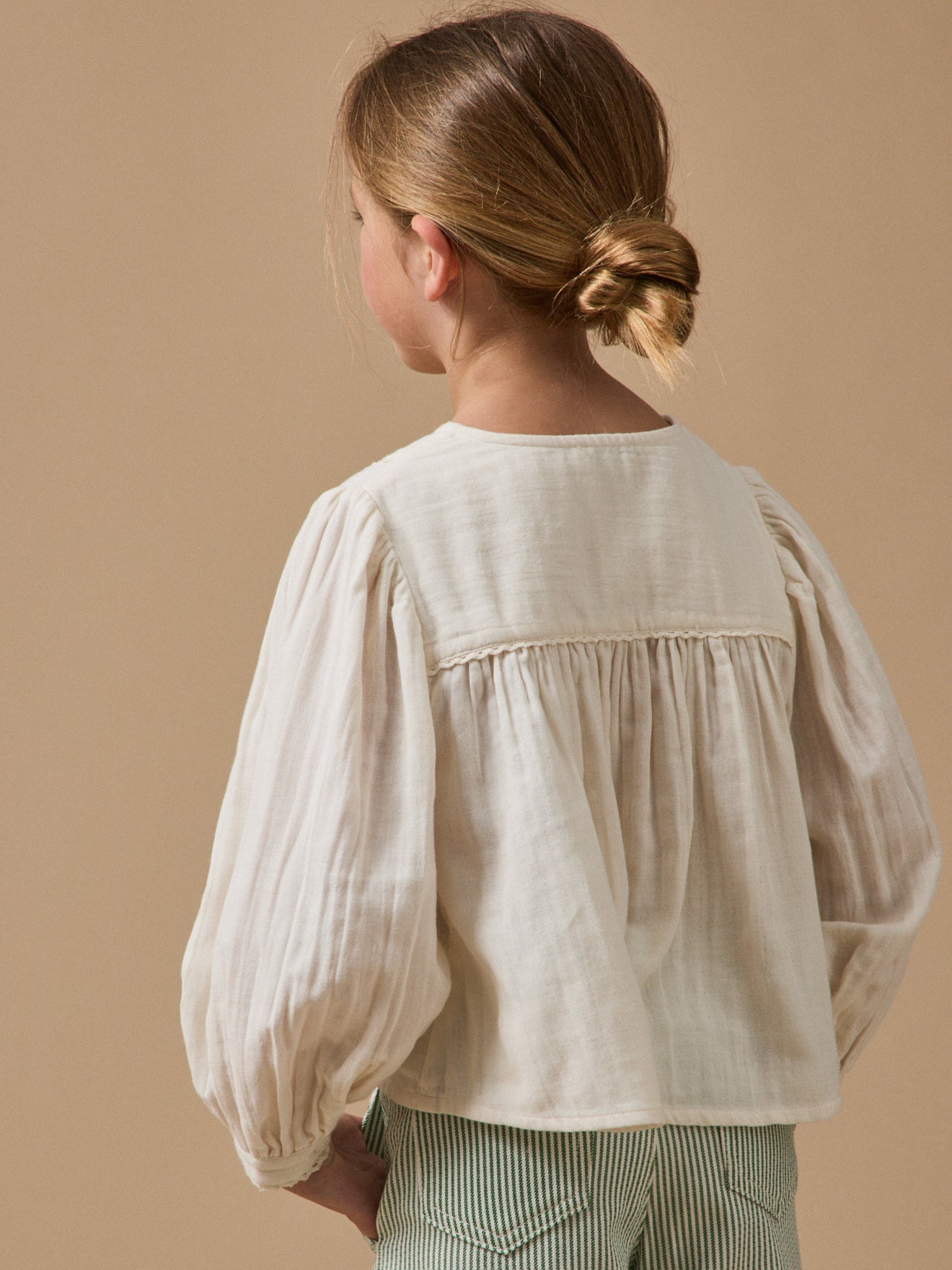 Girl's cheesecloth blouse