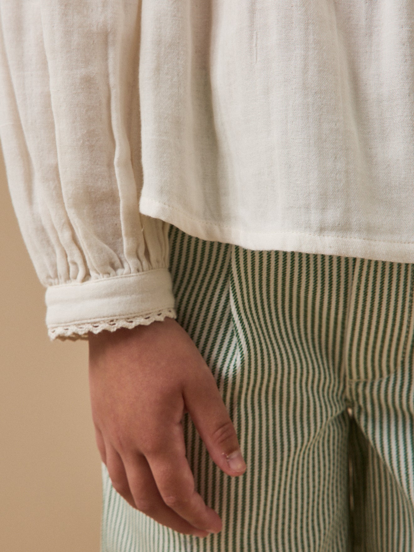 Girl's cheesecloth blouse