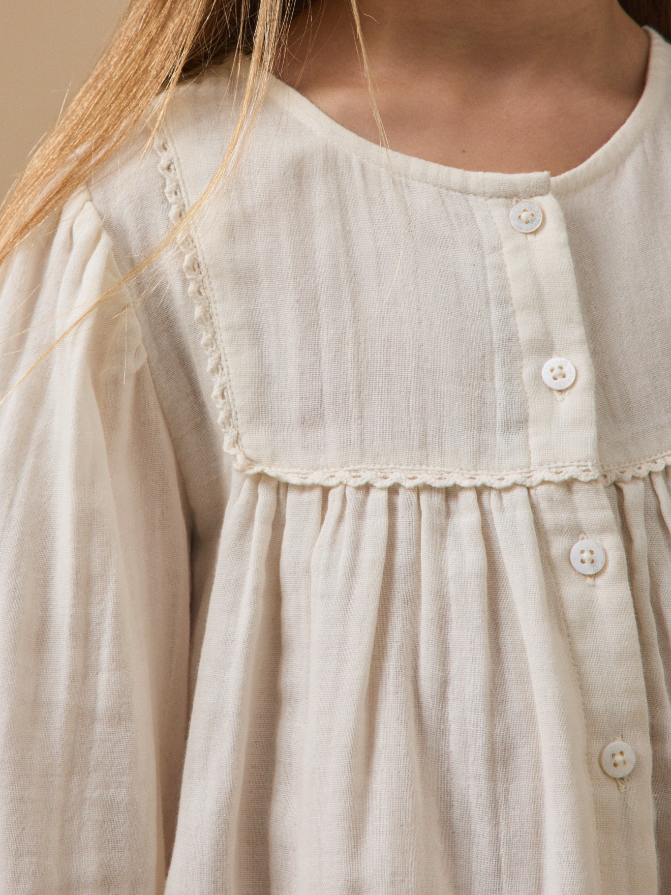 Girl's cheesecloth blouse