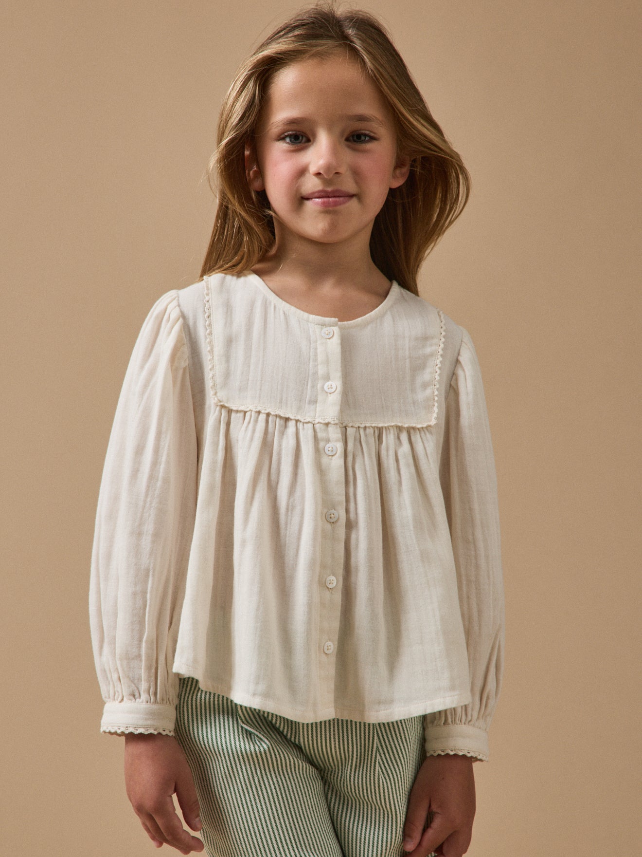 Girl's cheesecloth blouse