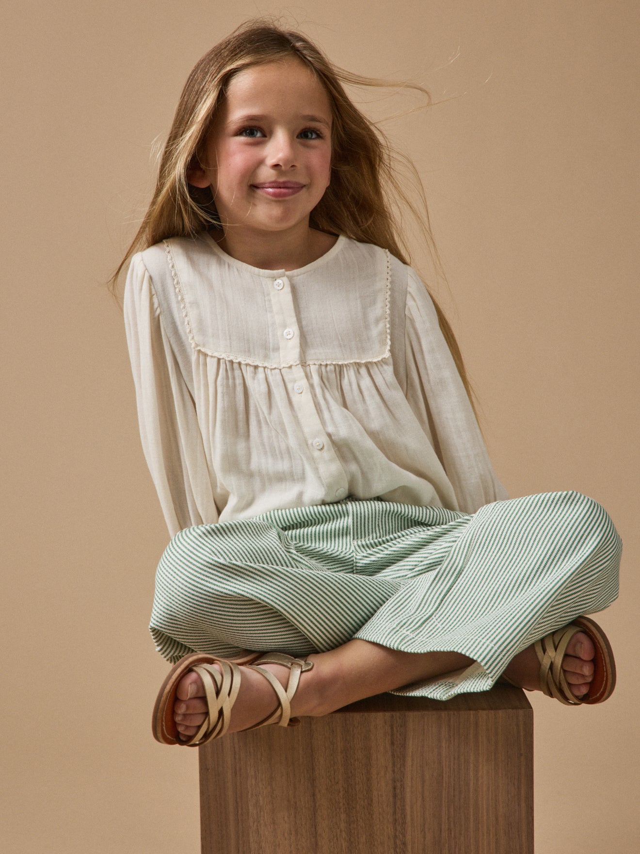 Girl's cheesecloth blouse