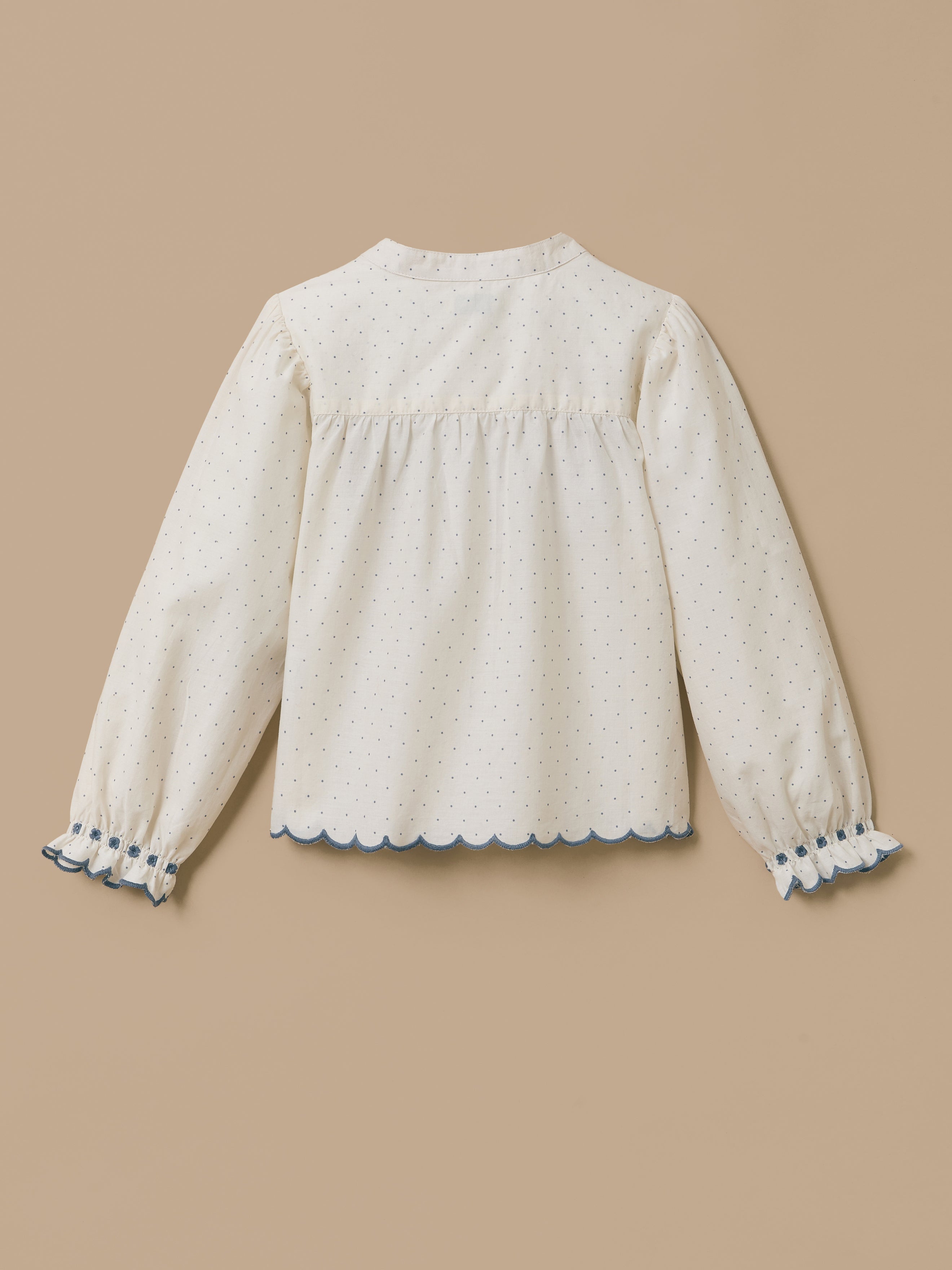 Blouse brodée Fille