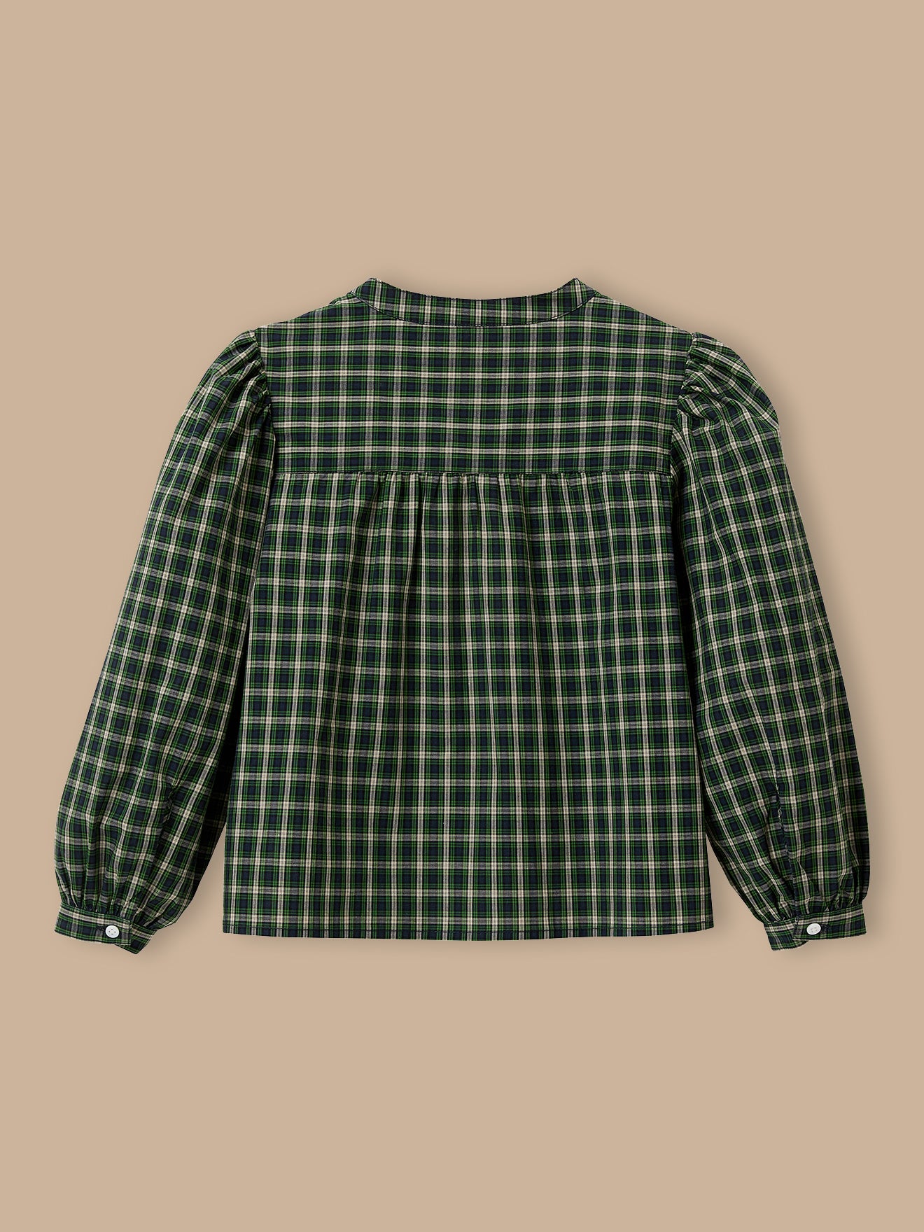 Girl's checked shirt