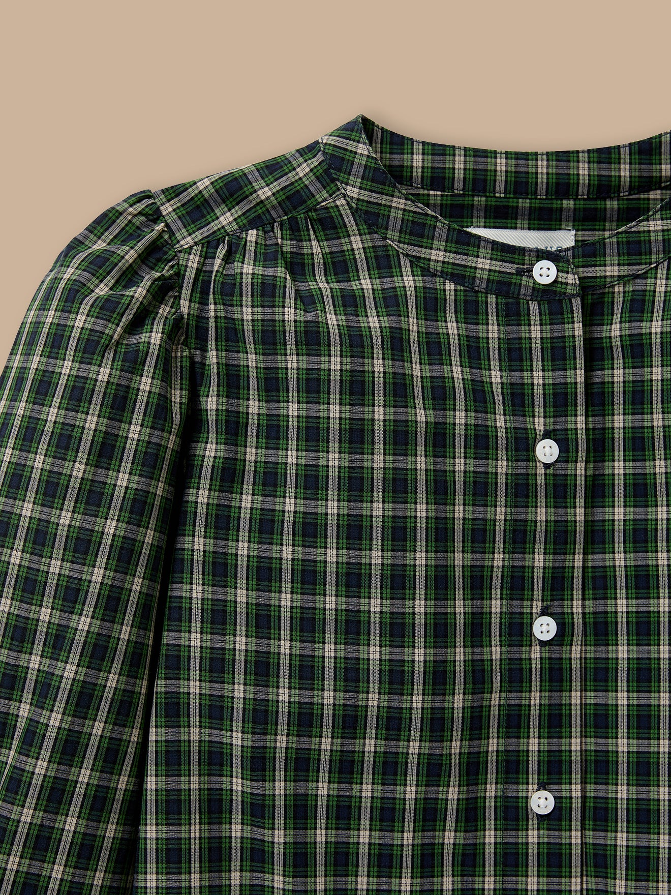 Girl's checked shirt