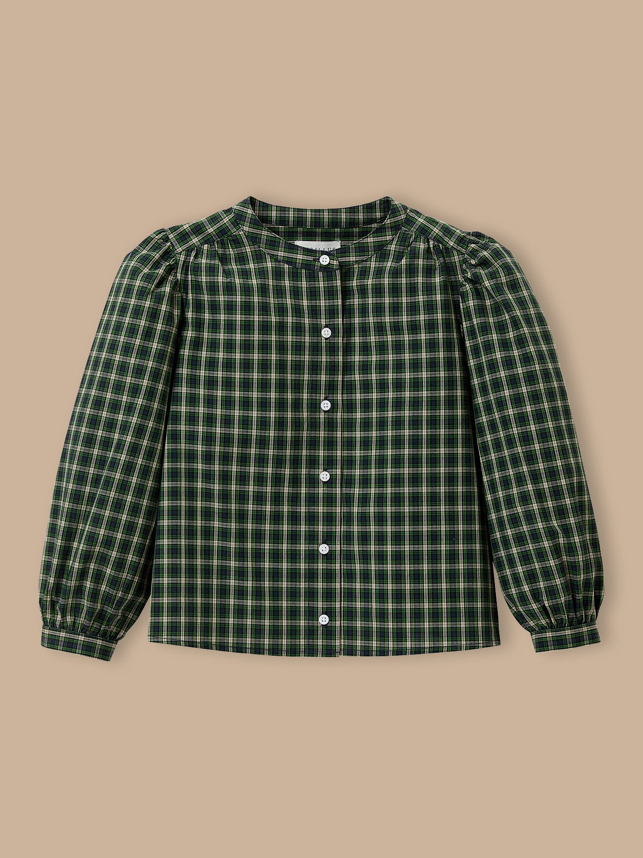 Girl's checked shirt