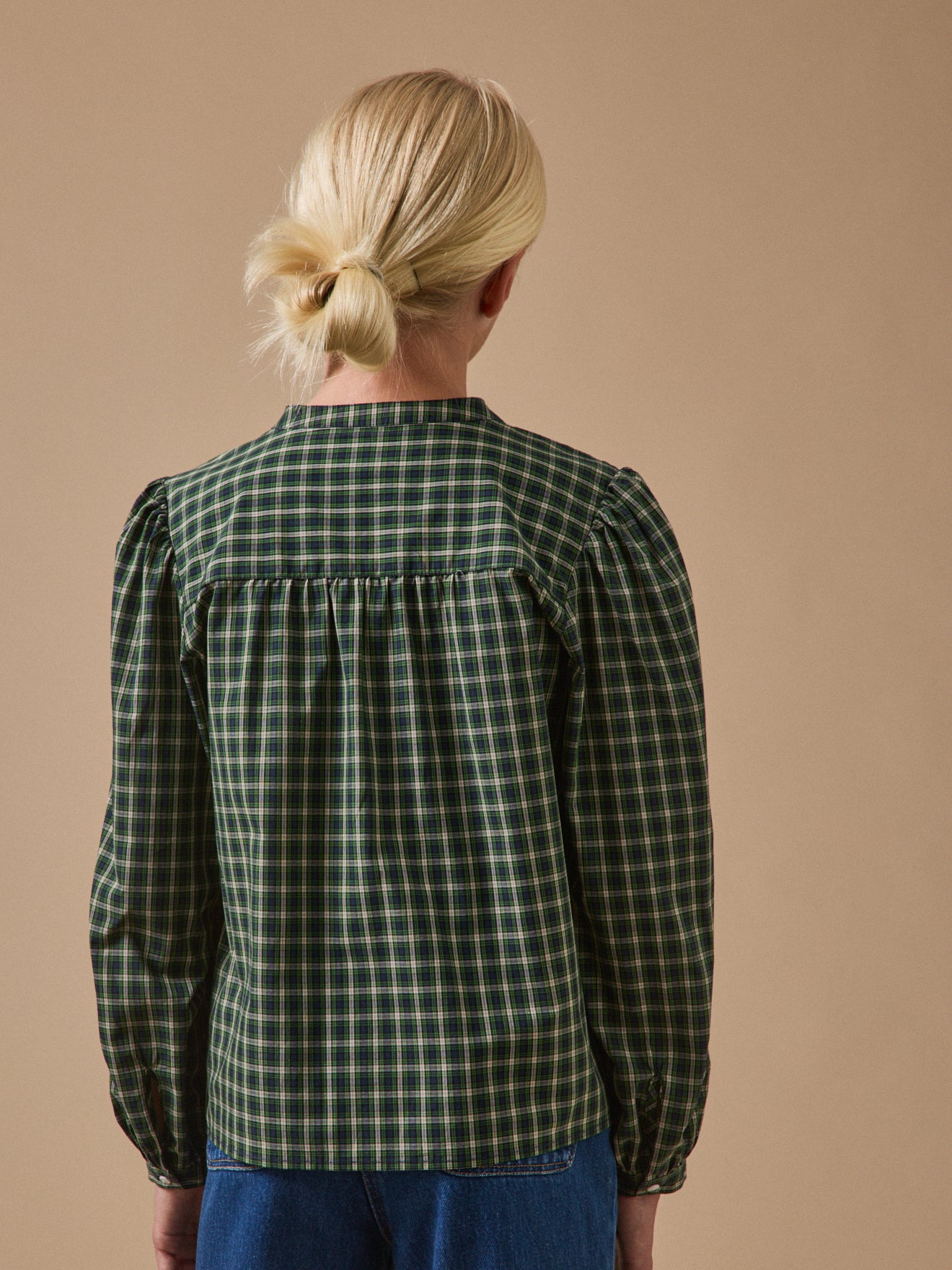 Girl's checked shirt