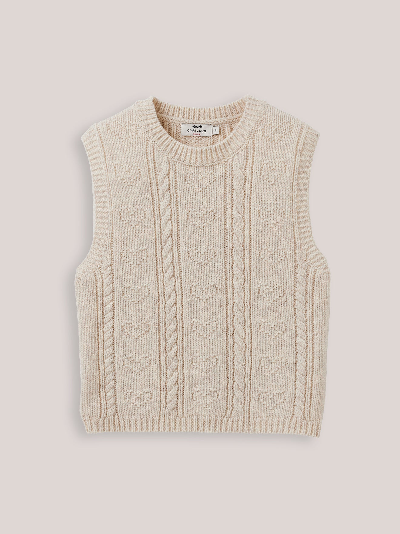 Pull sans manches Fille - Laine RWS*