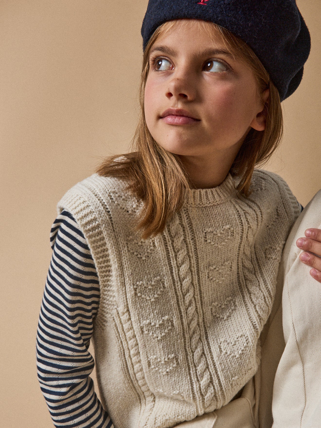 Pull sans manches Fille - Laine RWS*