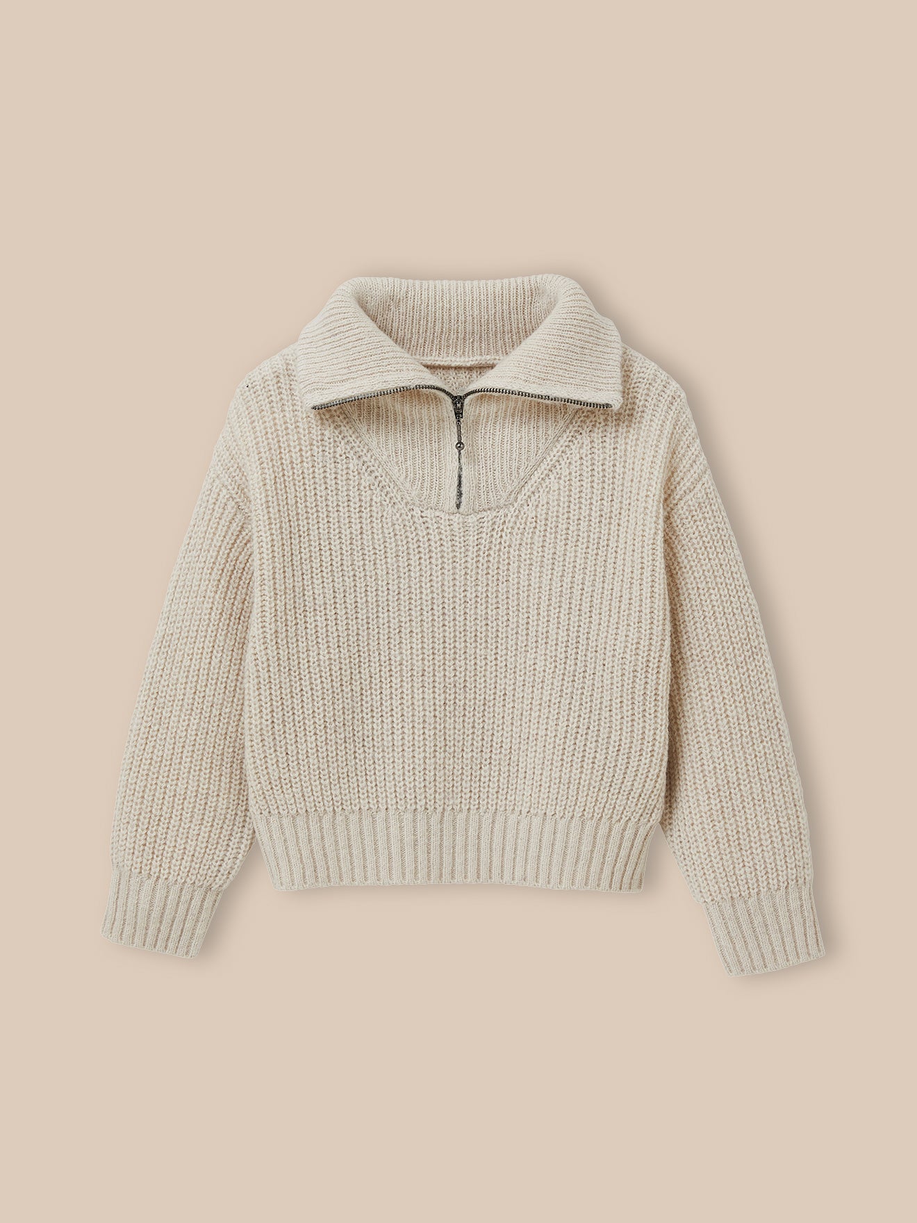 Girl's high-neck sweater