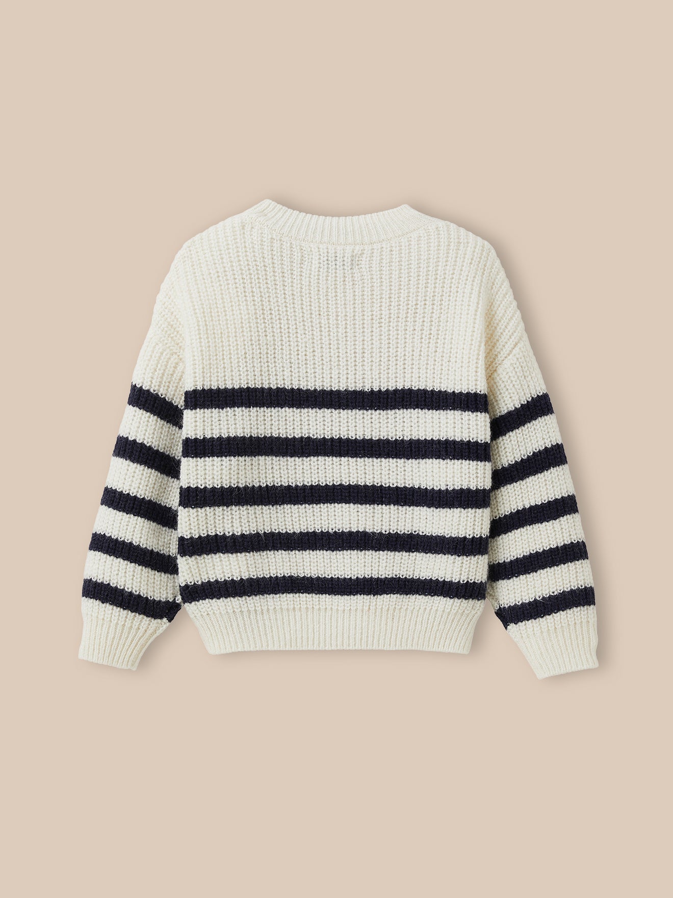 Girl's striped sweater