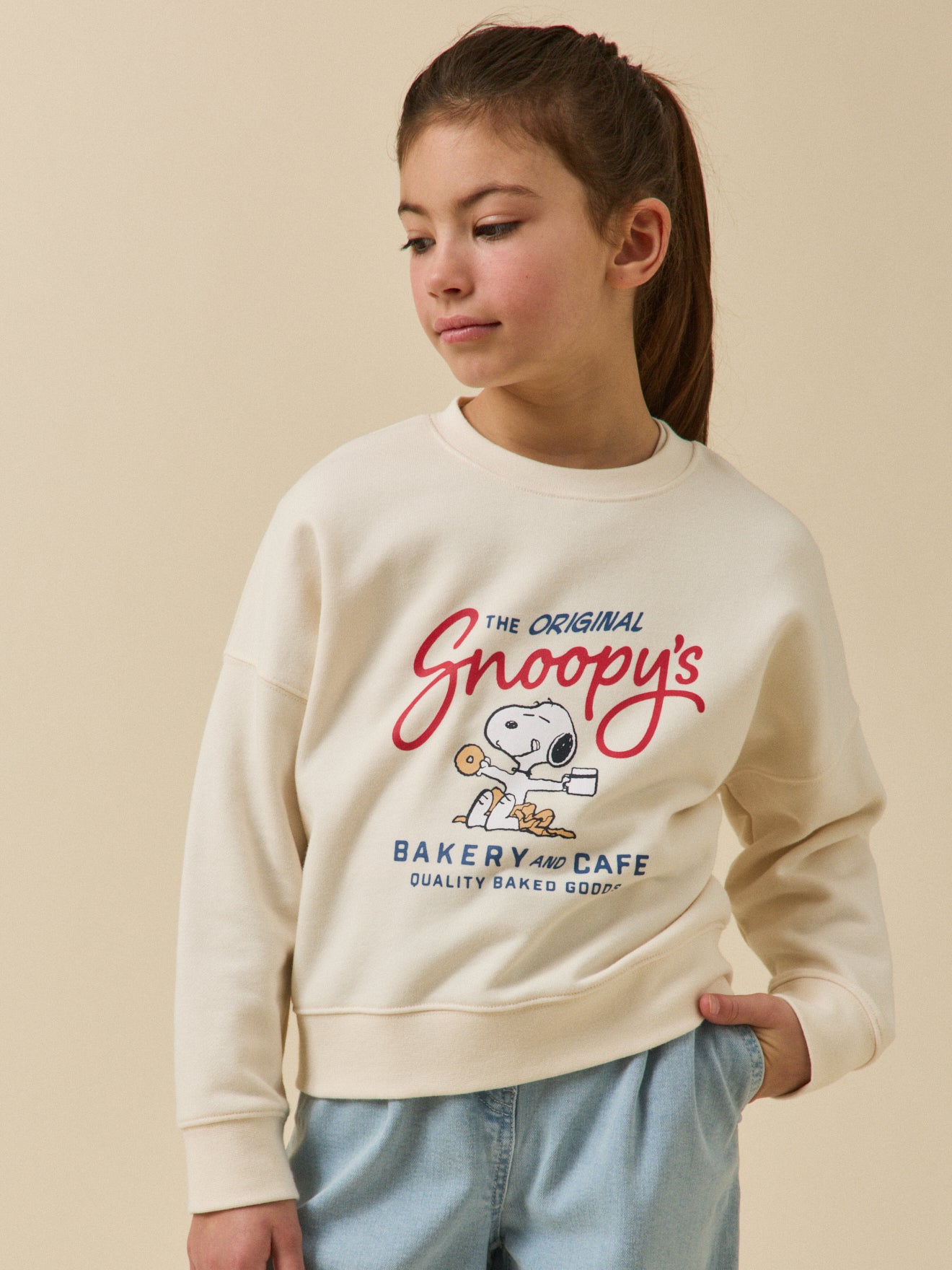 Child's Cyrillus x Peanuts™ sweatshirt - The Snoopy Collection