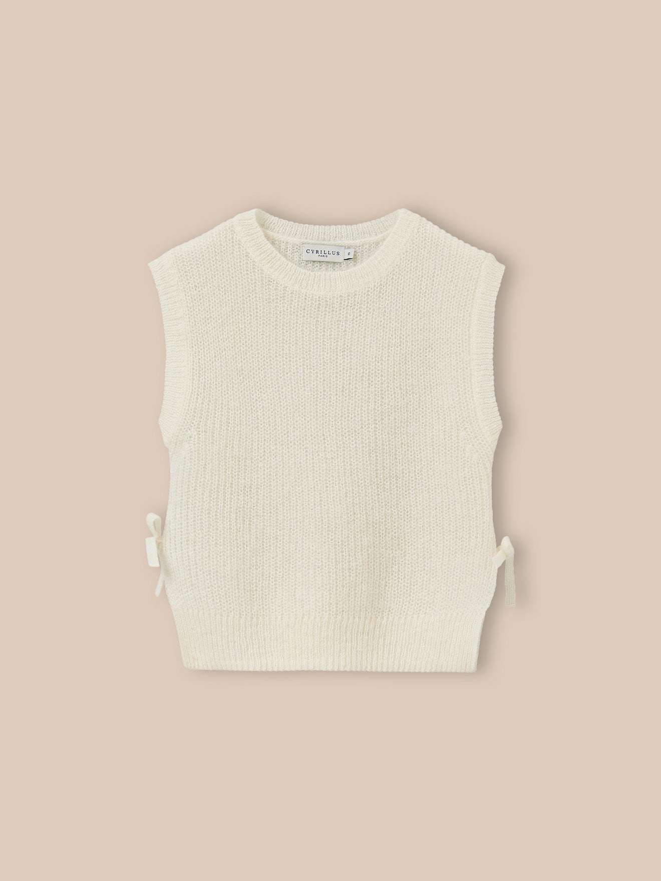 Girl's sleeveless sweater - The Junior Collection