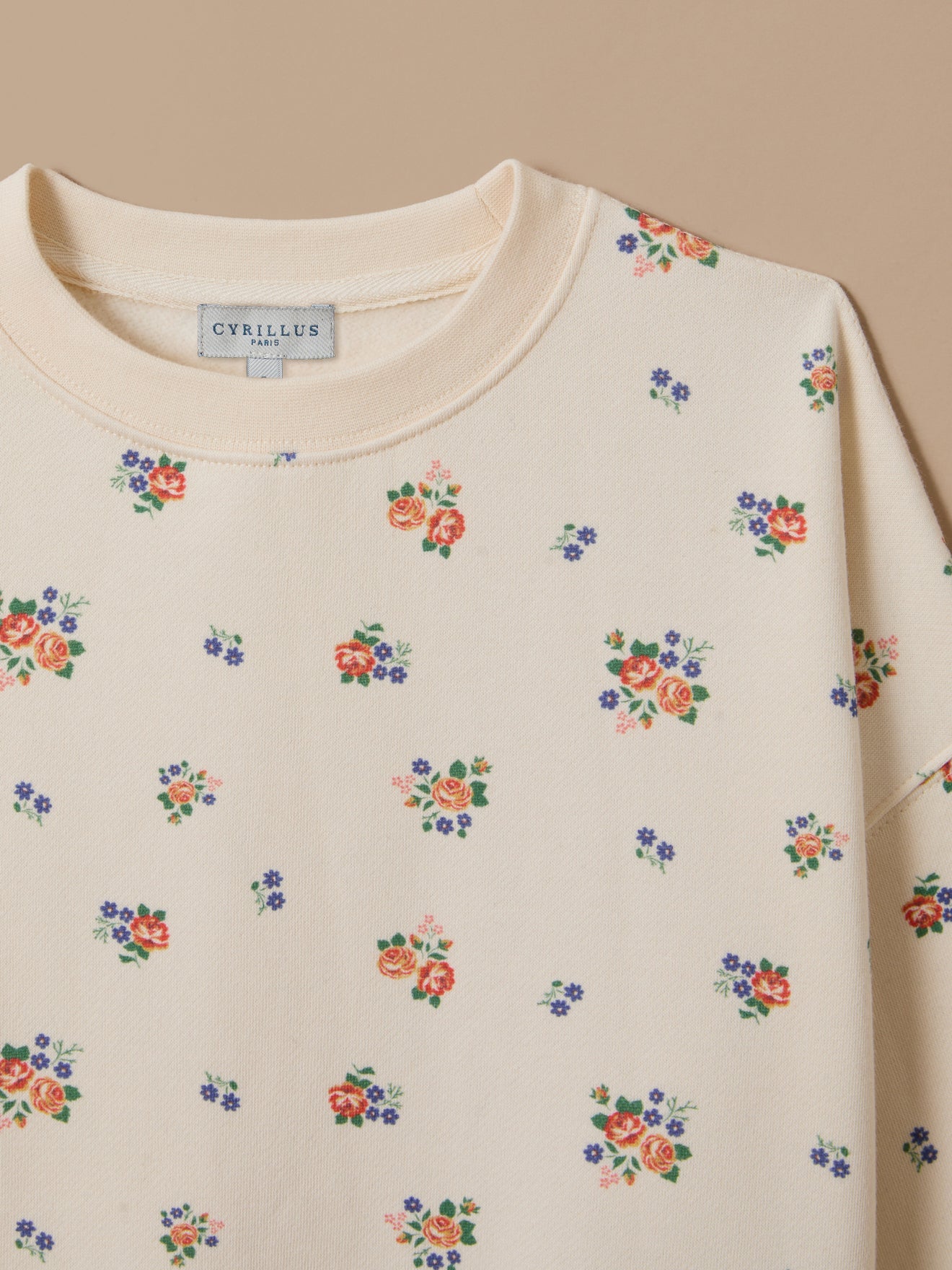 Girl's print sweatshirt