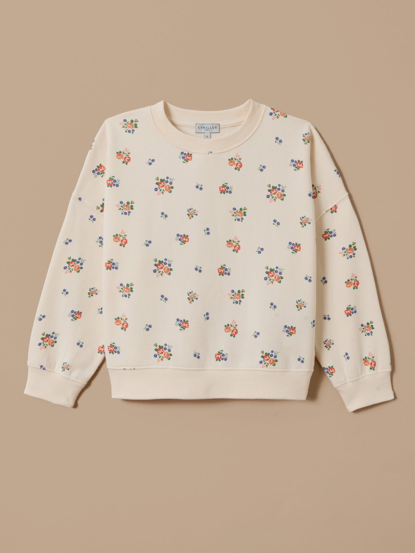 Girl's print sweatshirt