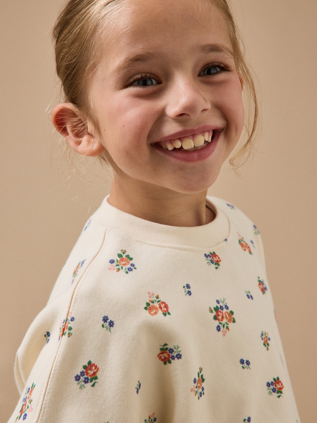 Girl's print sweatshirt