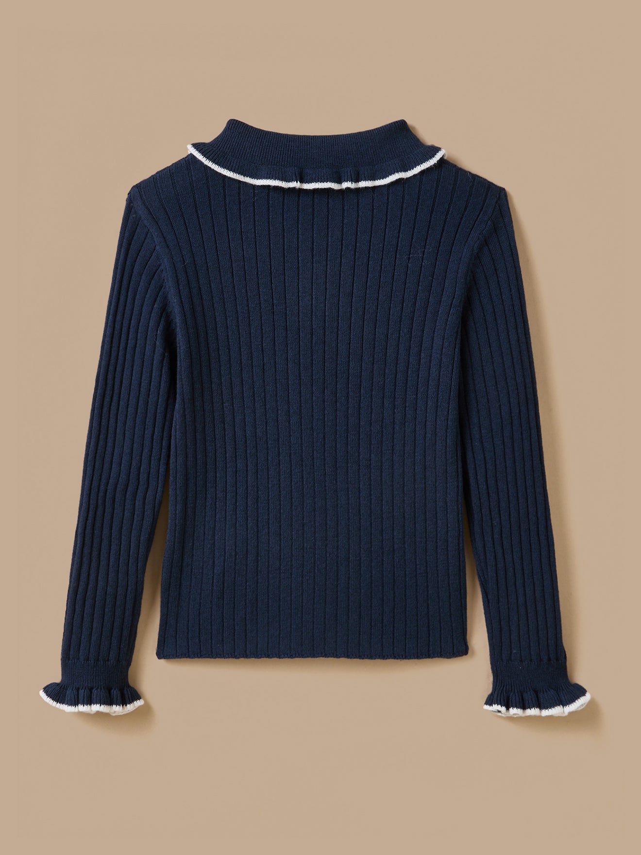 Girl's fine knit sweater