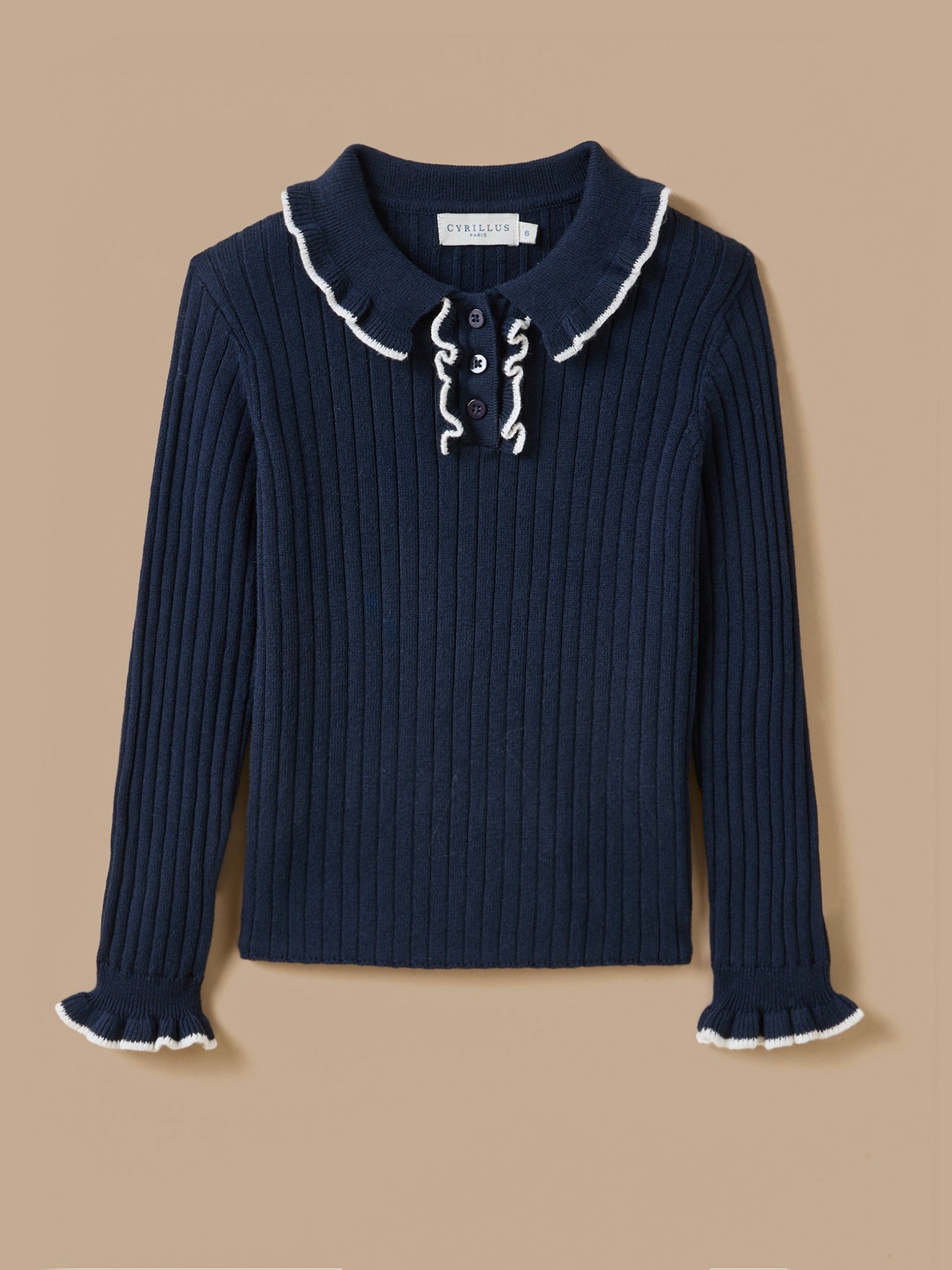 Girl's fine knit sweater