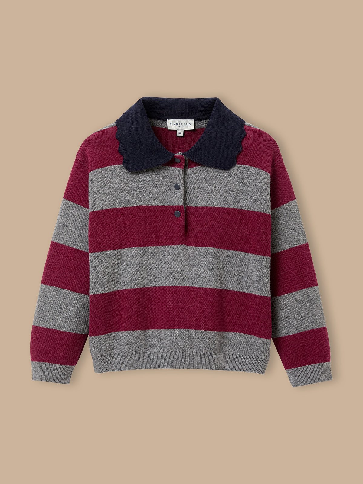 Pull Milano rayé Fille